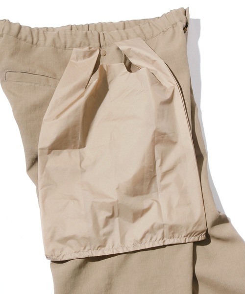 REMI RELIEF（レミレリーフ）の「REMI RELIEF/レミレリーフ エコバック付きオックスパンツ ナイロンパンツ（チノパンツ・メンズ・モカ/オフホワイト/ブラック・M/L/XL）」の18枚目の写真