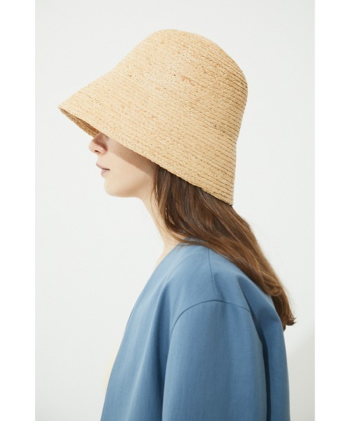BLACK BY MOUSSY(ブラックバイマウジー)の「raffia hat(ラフィアハット)(ハット・レディース・ブラック/ベージュ/ブラウン・FREE)」の15枚目の写真