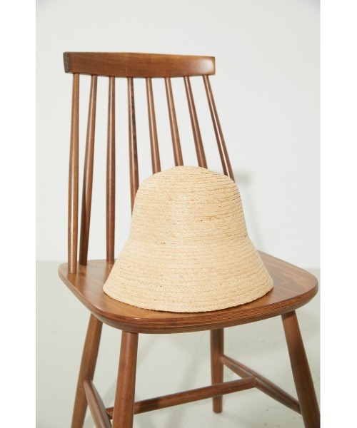 BLACK BY MOUSSY(ブラックバイマウジー)の「raffia hat(ラフィアハット)(ハット・レディース・ブラック/ベージュ/ブラウン・FREE)」の18枚目の写真