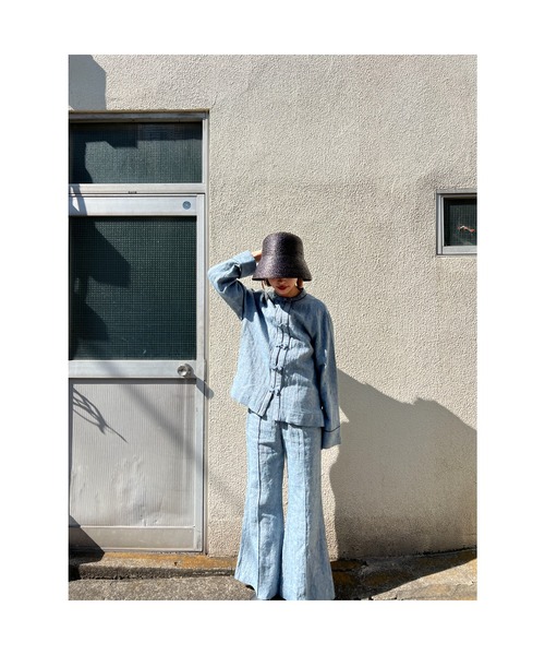 BLACK BY MOUSSY(ブラックバイマウジー)の「raffia hat(ラフィアハット)(ハット・レディース・ブラック/ベージュ/ブラウン・FREE)」の5枚目の写真