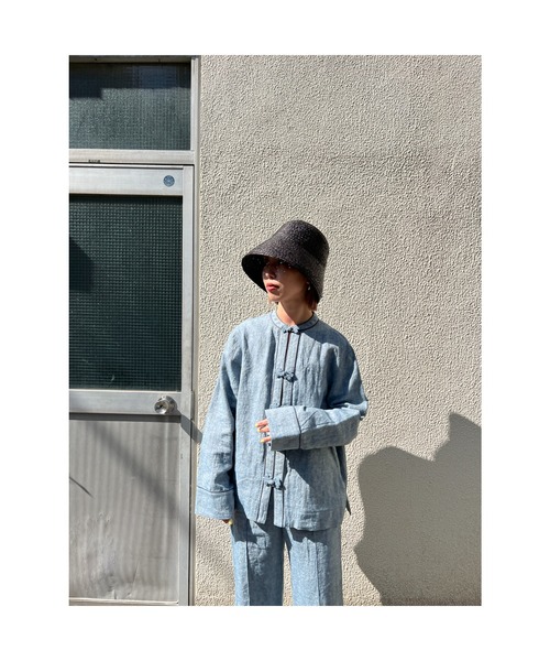 BLACK BY MOUSSY(ブラックバイマウジー)の「raffia hat(ラフィアハット)(ハット・レディース・ブラック/ベージュ/ブラウン・FREE)」の6枚目の写真