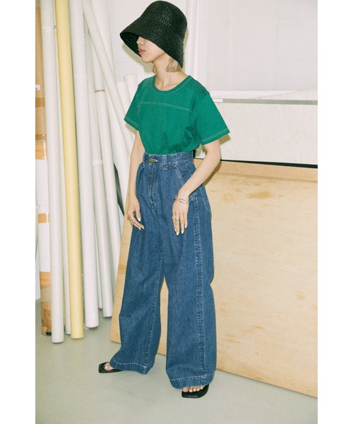 BLACK BY MOUSSY(ブラックバイマウジー)の「raffia hat(ラフィアハット)(ハット・レディース・ブラック/ベージュ/ブラウン・FREE)」の14枚目の写真