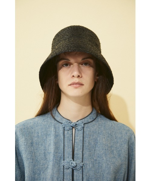 BLACK BY MOUSSY(ブラックバイマウジー)の「raffia hat(ラフィアハット)(ハット・レディース・ブラック/ベージュ/ブラウン・FREE)」の12枚目の写真