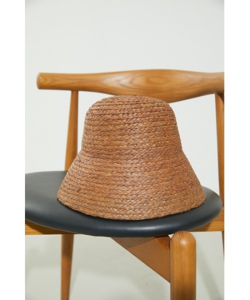 BLACK BY MOUSSY(ブラックバイマウジー)の「raffia hat(ラフィアハット)(ハット・レディース・ブラック/ベージュ/ブラウン・FREE)」の10枚目の写真