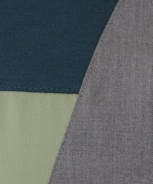 ikka(イッカ)の「ブロック切り替えロンT-ECO(Tシャツ/カットソー・メンズ・ホワイト/グリーン/スカイブルー/ネイビー・S/M/L/XL)」の21枚目の写真