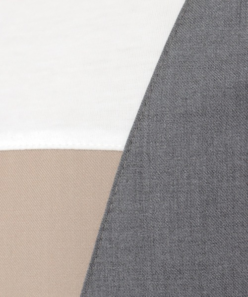 ikka(イッカ)の「ブロック切り替えロンT-ECO(Tシャツ/カットソー・メンズ・ホワイト/グリーン/スカイブルー/ネイビー・S/M/L/XL)」の20枚目の写真