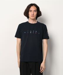 【別注】muta/ムータ/BACK TWIN WAVE ミラーTシャツ