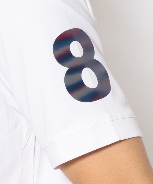 muta(ムータ)の「【別注】muta/ムータ/BACK TWIN WAVE ミラーTシャツ(Tシャツ/カットソー・メンズ・ホワイト/ブラック/ネイビー・5/6/7/8)」の11枚目の写真