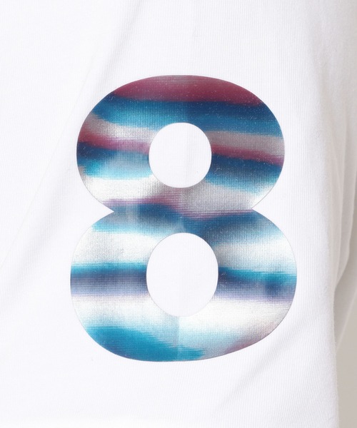 muta(ムータ)の「【別注】muta/ムータ/BACK TWIN WAVE ミラーTシャツ(Tシャツ/カットソー・メンズ・ホワイト/ブラック/ネイビー・5/6/7/8)」の4枚目の写真