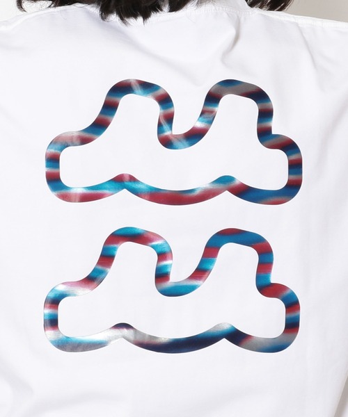 muta(ムータ)の「【別注】muta/ムータ/BACK TWIN WAVE ミラーTシャツ(Tシャツ/カットソー・メンズ・ホワイト/ブラック/ネイビー・5/6/7/8)」の15枚目の写真