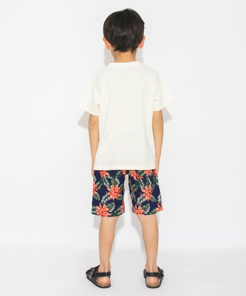 BRANSHES（ブランシェス）の「【bコレ / 綿100％】グラフィック半袖Tシャツ（Tシャツ/カットソー・キッズ・ブラック/グリーン/ライトグレー/オフホワイト/イエロー/チャコールグレー/アイボリー/ベージュ/ライトグリーン/サックスブルー・140/100/90/110/130/120/150）」の21枚目の写真