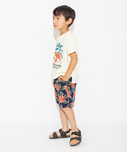 BRANSHES（ブランシェス）の「【bコレ / 綿100％】グラフィック半袖Tシャツ（Tシャツ/カットソー・キッズ・ブラック/グリーン/ライトグレー/オフホワイト/イエロー/チャコールグレー/アイボリー/ベージュ/ライトグリーン/サックスブルー・140/100/90/110/130/120/150）」の20枚目の写真