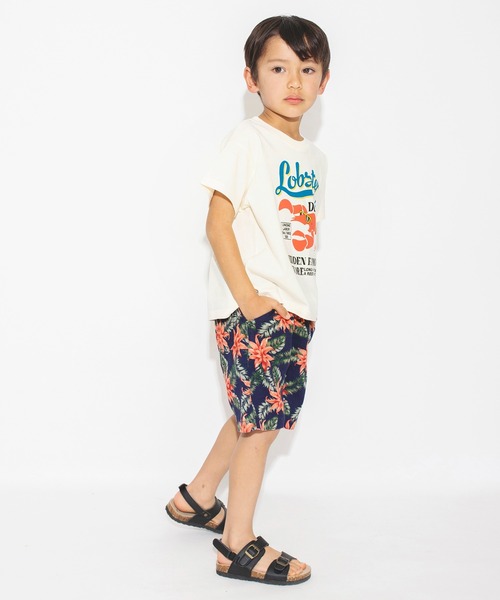 BRANSHES（ブランシェス）の「【bコレ / 綿100％】グラフィック半袖Tシャツ（Tシャツ/カットソー・キッズ・ブラック/グリーン/ライトグレー/オフホワイト/イエロー/チャコールグレー/アイボリー/ベージュ/ライトグリーン/サックスブルー・140/100/90/110/130/120/150）」の19枚目の写真