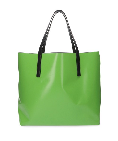ADAM ET ROPE'（アダムエロペ）の「【A4対応・晴雨兼用】PVCカラートートバッグ（トートバッグ・レディース・ダークブラウン/ピンク/グリーン・FREE）」の5枚目の写真