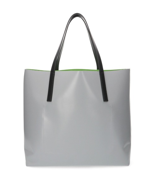 ADAM ET ROPE'（アダムエロペ）の「【A4対応・晴雨兼用】PVCカラートートバッグ（トートバッグ・レディース・ダークブラウン/ピンク/グリーン・FREE）」の6枚目の写真