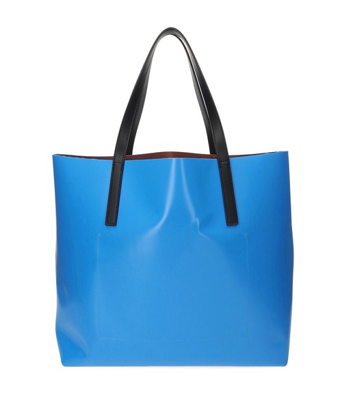 ADAM ET ROPE'（アダムエロペ）の「【A4対応・晴雨兼用】PVCカラートートバッグ（トートバッグ・レディース・ダークブラウン/ピンク/グリーン・FREE）」の9枚目の写真