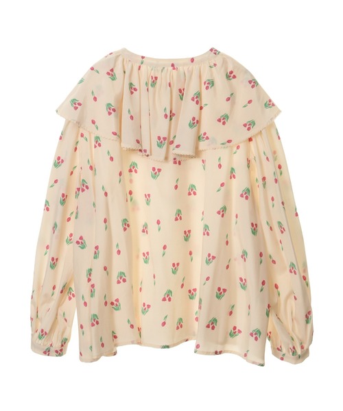 Candy Stripper（キャンディストリッパー）の「CHULIP VOLUME COLLAR ブラウス（シャツ/ブラウス・レディース・ブルー/グレー/アイボリー・2）」の11枚目の写真