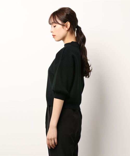 ANAP（アナップ）の「スクエアカットミラノリブニット（ニット/セーター・レディース・アイボリー/グリーン/ブラック・FREE）」の4枚目の写真