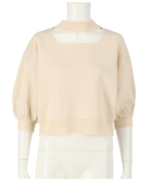 ANAP（アナップ）の「スクエアカットミラノリブニット（ニット/セーター・レディース・アイボリー/グリーン/ブラック・FREE）」の11枚目の写真