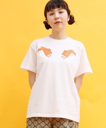 didizizi（ディディジジ）の「うさプリント 半袖Tｼｬﾂ（Tシャツ