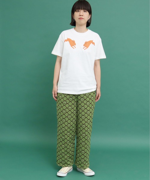 didizizi（ディディジジ）の「うさプリント 半袖Tｼｬﾂ（Tシャツ