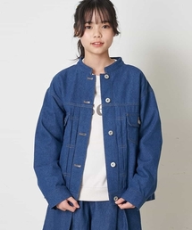 [100-130]【洗える/セットアップ対応】マオカラージージャン