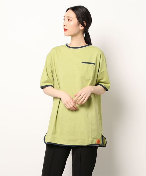 KRIFF MAYER(クリフメイヤー)の「ウェットプロテクトラウンドチュニック(Tシャツ/カットソー・レディース・ベージュ/オフホワイト/カラフル/チャコール/ライトグリーン・MEDIUM/LARGE)」の4枚目の写真