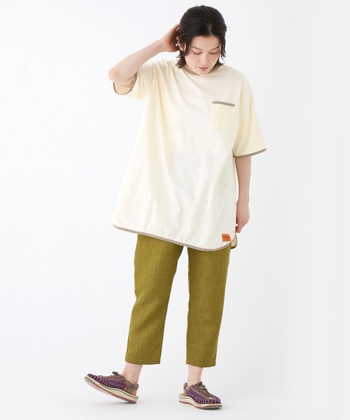 KRIFF MAYER(クリフメイヤー)の「ウェットプロテクトラウンドチュニック(Tシャツ/カットソー・レディース・ベージュ/オフホワイト/カラフル/チャコール/ライトグリーン・MEDIUM/LARGE)」の9枚目の写真