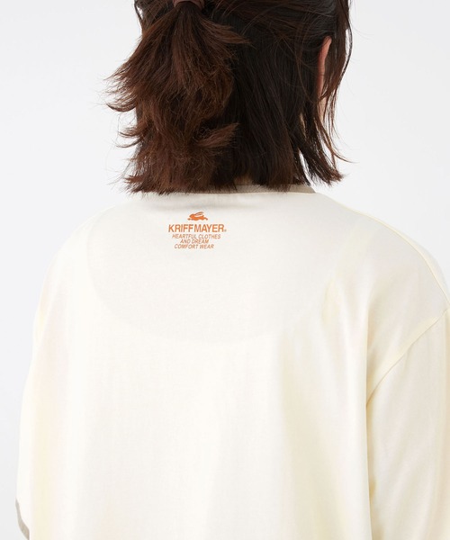 KRIFF MAYER(クリフメイヤー)の「ウェットプロテクトラウンドチュニック(Tシャツ/カットソー・レディース・ベージュ/オフホワイト/カラフル/チャコール/ライトグリーン・MEDIUM/LARGE)」の13枚目の写真