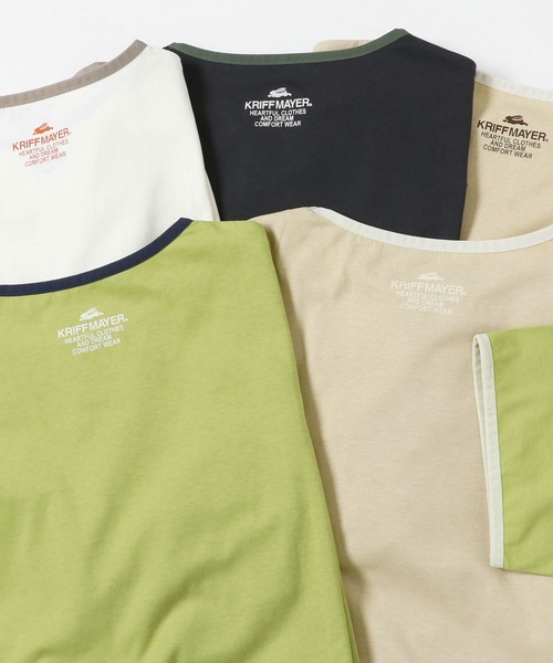 KRIFF MAYER(クリフメイヤー)の「ウェットプロテクトラウンドチュニック(Tシャツ/カットソー・レディース・ベージュ/オフホワイト/カラフル/チャコール/ライトグリーン・MEDIUM/LARGE)」の21枚目の写真