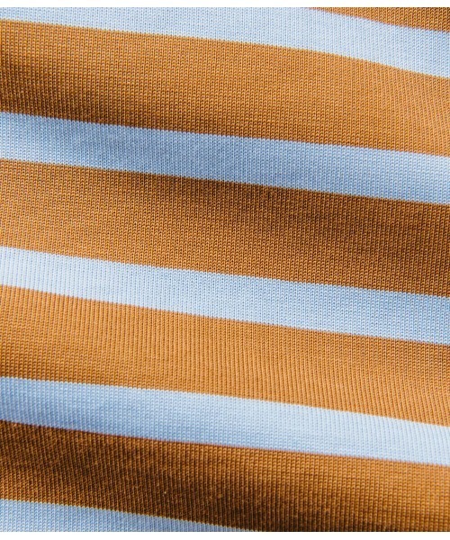 SIPULI（シプリ）の「[ULTIMA] Parallel Cotton Jersey  ボーダーカットソー（Tシャツ/カットソー・レディース・ネイビー/キャメル・2）」の9枚目の写真