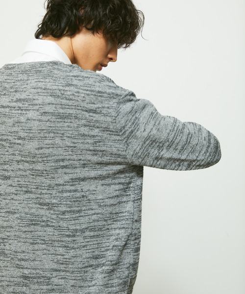 FEKETE(フェケテ)の「LOOSE-FIT SUMMER KNIT CARDIGAN / ルーズフィットサマーニットカーディガン(カーディガン/ボレロ・メンズ・ブラック/グレー/ターコイズブルー/ブルー/グリーン・FREE)」の21枚目の写真