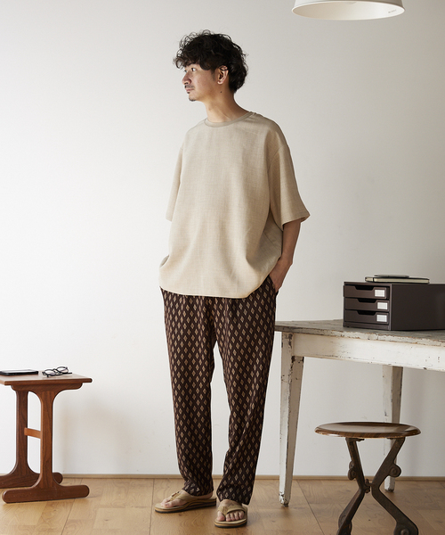 JOURNAL STANDARD relume(ジャーナルスタンダード レリューム)の「TEC CANVAS Tシャツ(Tシャツ/カットソー・メンズ・ブラック/ネイビー/ブラウン/ナチュラル・MEDIUM/LARGE)」の21枚目の写真