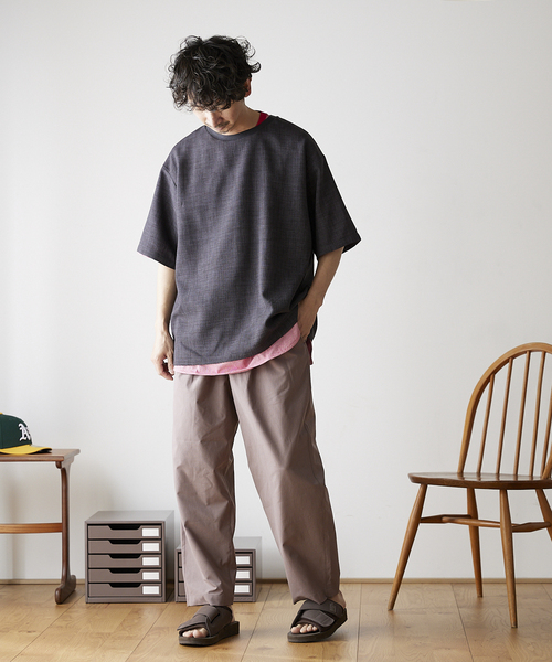 JOURNAL STANDARD relume(ジャーナルスタンダード レリューム)の「TEC CANVAS Tシャツ(Tシャツ/カットソー・メンズ・ブラック/ネイビー/ブラウン/ナチュラル・MEDIUM/LARGE)」の18枚目の写真