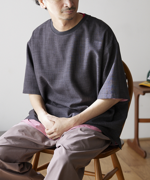 JOURNAL STANDARD relume(ジャーナルスタンダード レリューム)の「TEC CANVAS Tシャツ(Tシャツ/カットソー・メンズ・ブラック/ネイビー/ブラウン/ナチュラル・MEDIUM/LARGE)」の15枚目の写真