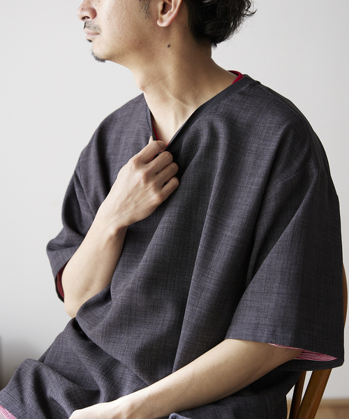JOURNAL STANDARD relume(ジャーナルスタンダード レリューム)の「TEC CANVAS Tシャツ(Tシャツ/カットソー・メンズ・ブラック/ネイビー/ブラウン/ナチュラル・MEDIUM/LARGE)」の14枚目の写真