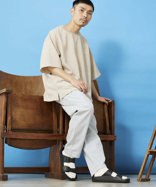 JOURNAL STANDARD relume(ジャーナルスタンダード レリューム)の「TEC CANVAS Tシャツ(Tシャツ/カットソー・メンズ・ブラック/ネイビー/ブラウン/ナチュラル・MEDIUM/LARGE)」の11枚目の写真