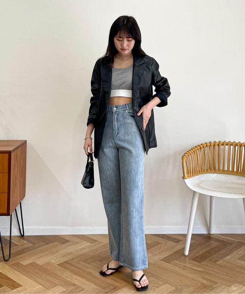 EPIMI E'PIMMY（エピミエピミー）の「アソートスポーティーブラレット（タンクトップ・レディース・ホワイト/ブラック/杢グレー・MEDIUM）」の8枚目の写真