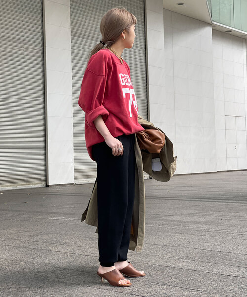 ☆AP STUDIO【アール ジュビリー】 別注college tシャツ セール】【R JUBILEE / アールジュビリー】ナンバリング