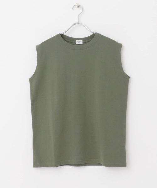 tシャツ 「TO UNITED ARROWS」コットン ノースリーブ カットソー レディース TO UNITED ARROWS＞コットン ノースリーブ カットソー（Tシャツ