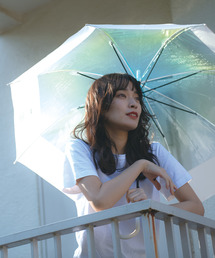 Wpc./ダブリュピーシー 雨傘 ビニール傘 切り継ぎグラデーション PT-034