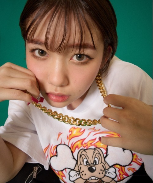 GALFY（ガルフィー）の「GALFY骨Tee（Tシャツ/カットソー・メンズ・ホワイト/ブラック/カーキ・L/XL）」の7枚目の写真
