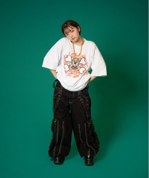 GALFY（ガルフィー）の「GALFY骨Tee（Tシャツ/カットソー・メンズ・ホワイト/ブラック/カーキ・L/XL）」の10枚目の写真