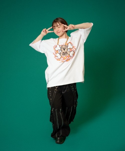 GALFY（ガルフィー）の「GALFY骨Tee（Tシャツ/カットソー・メンズ・ホワイト/ブラック/カーキ・L/XL）」の13枚目の写真