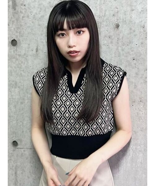 MURUA（ムルーア）の「モノグラムニットポロ（ニット/セーター・レディース・ブラック/ベージュ/グリーン・FREE）」の20枚目の写真