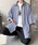 FVLMEN�i�t�������j�́u��26SS�V�F�ǉ��yFVLMEN�zside button halfsleeve shirt/�T�C�h�{�^�� �n�[�t�X���[�u �V���c�i�V���c/�u���E�X�j�v�b�u���[�O���[