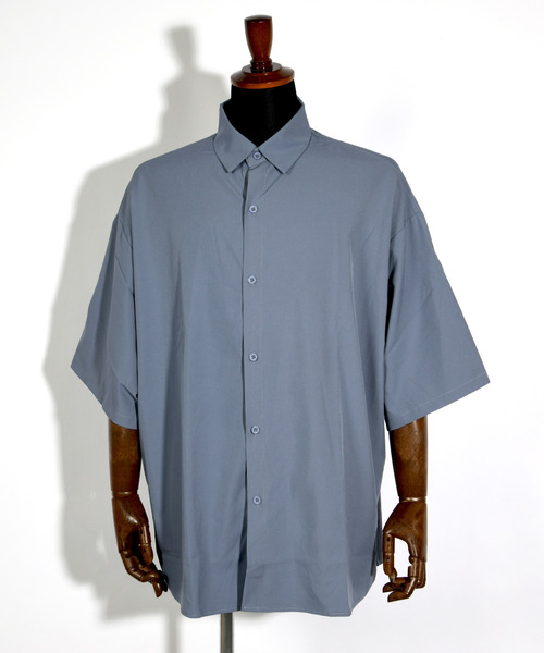 セール】【FVLMEN】side button halfsleeve shirt/サイドボタン