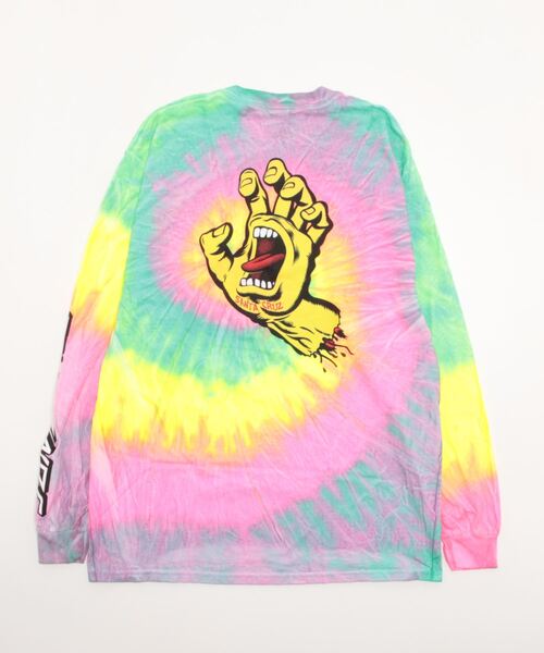 SANTA CRUZ（サンタクルーズ）の「SANTA CRUZ / サンタクルーズ Screaming Hand L/S Regular T-Shirt 長袖 クルーネック ロゴ Tシャツ ロンT（Tシャツ/カットソー・メンズ・ホワイト/ブラック/その他1/バーガンディー・MEDIUM/LARGE/X-LARGE/XX-LARGE）」の13枚目の写真