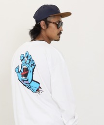 SANTA CRUZ | SANTA CRUZ / サンタクルーズ Screaming Hand L/S Regular T-Shirt 長袖 クルーネック ロゴ Tシャツ ロンT(Tシャツ/カットソー)