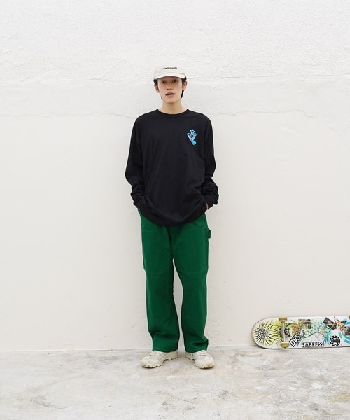 SANTA CRUZ（サンタクルーズ）の「SANTA CRUZ / サンタクルーズ Screaming Hand L/S Regular T-Shirt 長袖 クルーネック ロゴ Tシャツ ロンT（Tシャツ/カットソー・メンズ・ホワイト/ブラック/その他1/バーガンディー・MEDIUM/LARGE/X-LARGE/XX-LARGE）」の21枚目の写真